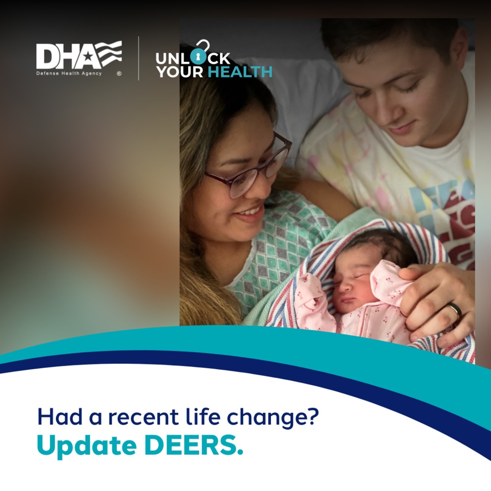 Had a recent life change? Update DEERS.