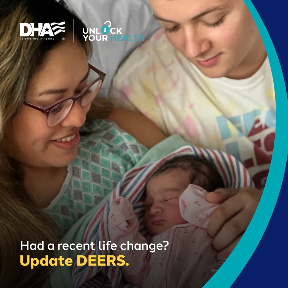 Had a recent life change? Update DEERS.