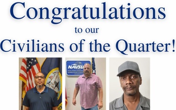 NAVSUP FLC Jacksonville Civilians of the Quarter April 2025