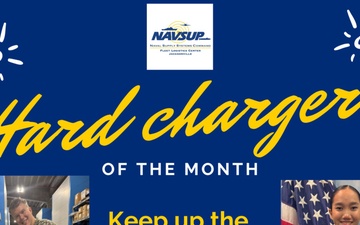 NAVSUP FLC Jacksonville Hard Chargers of the Month for April 2025