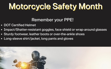 Motorcycle Safety Month