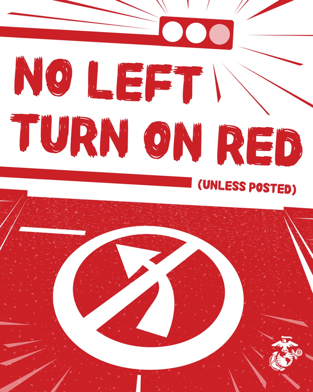 No Left Turn on Red