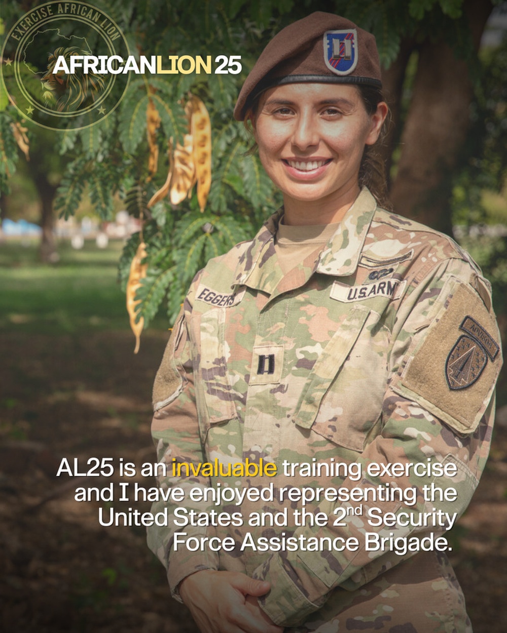 African Lion: U.S. Army Capt. Maria Eggers