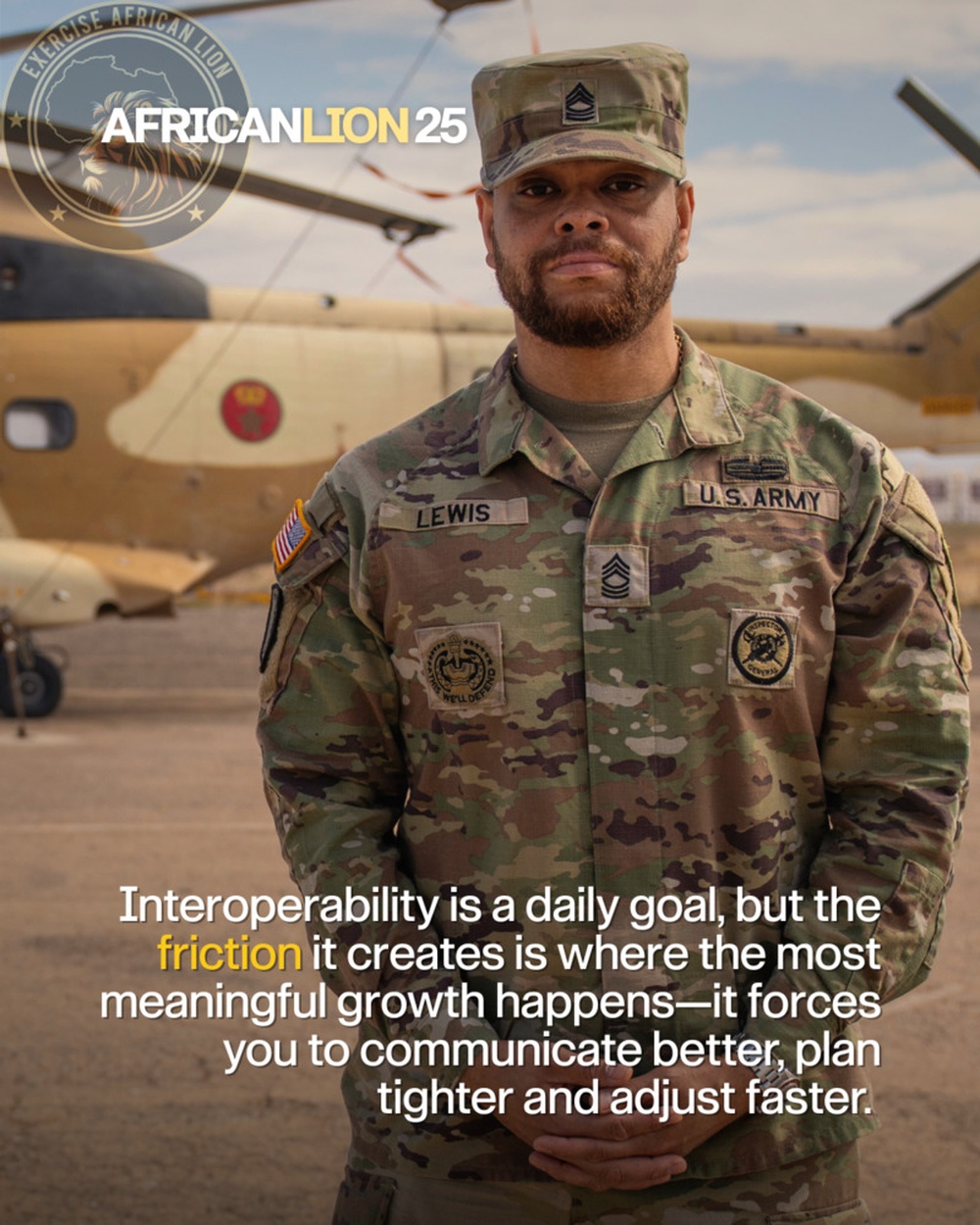 African Lion: U.S. Army Master Sgt. Preston Lewis