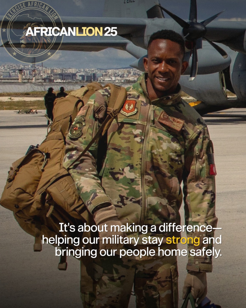 African Lion: U.S. Air Force Staff Sgt. Charles Hayward