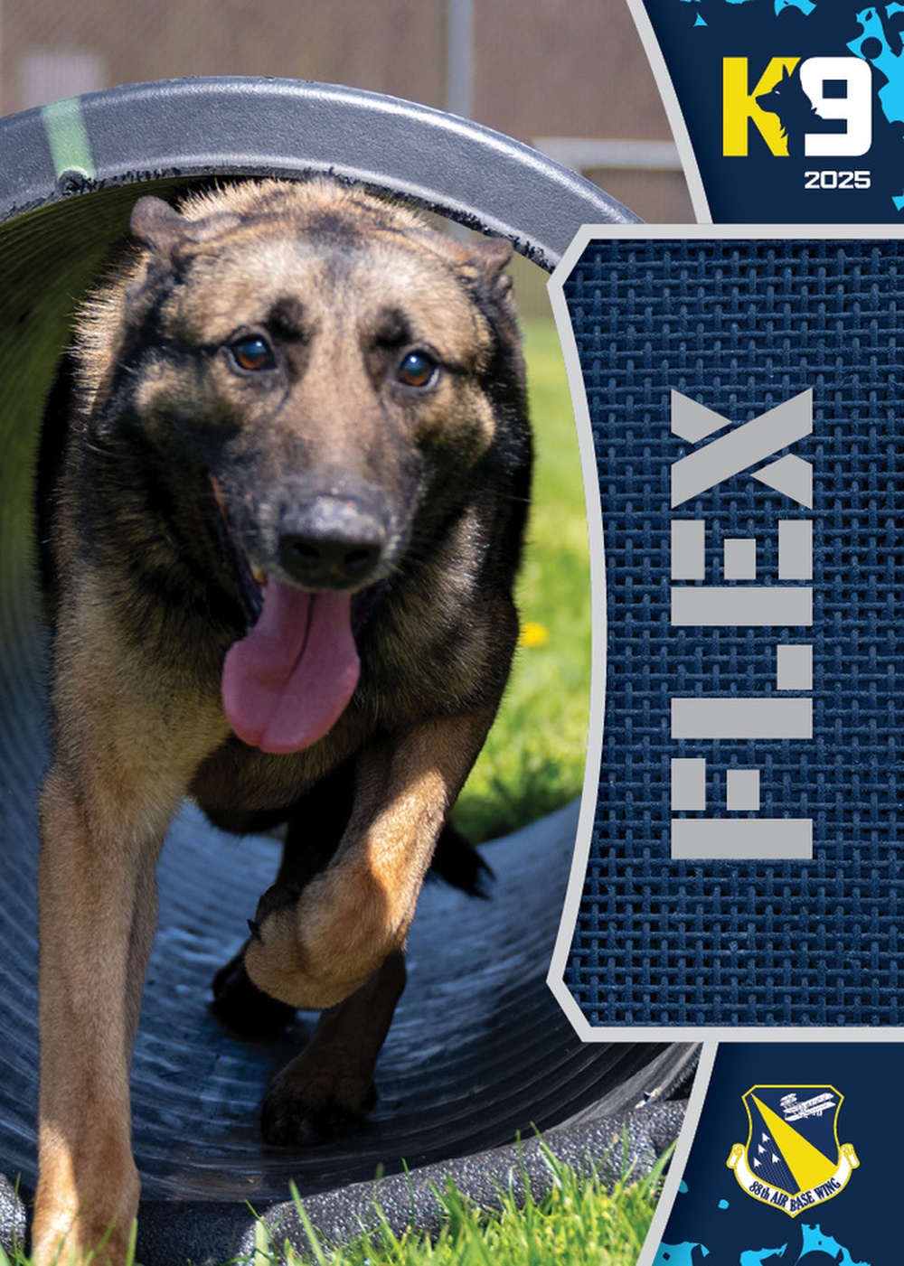 Working K-9 Card (Back) - Flex