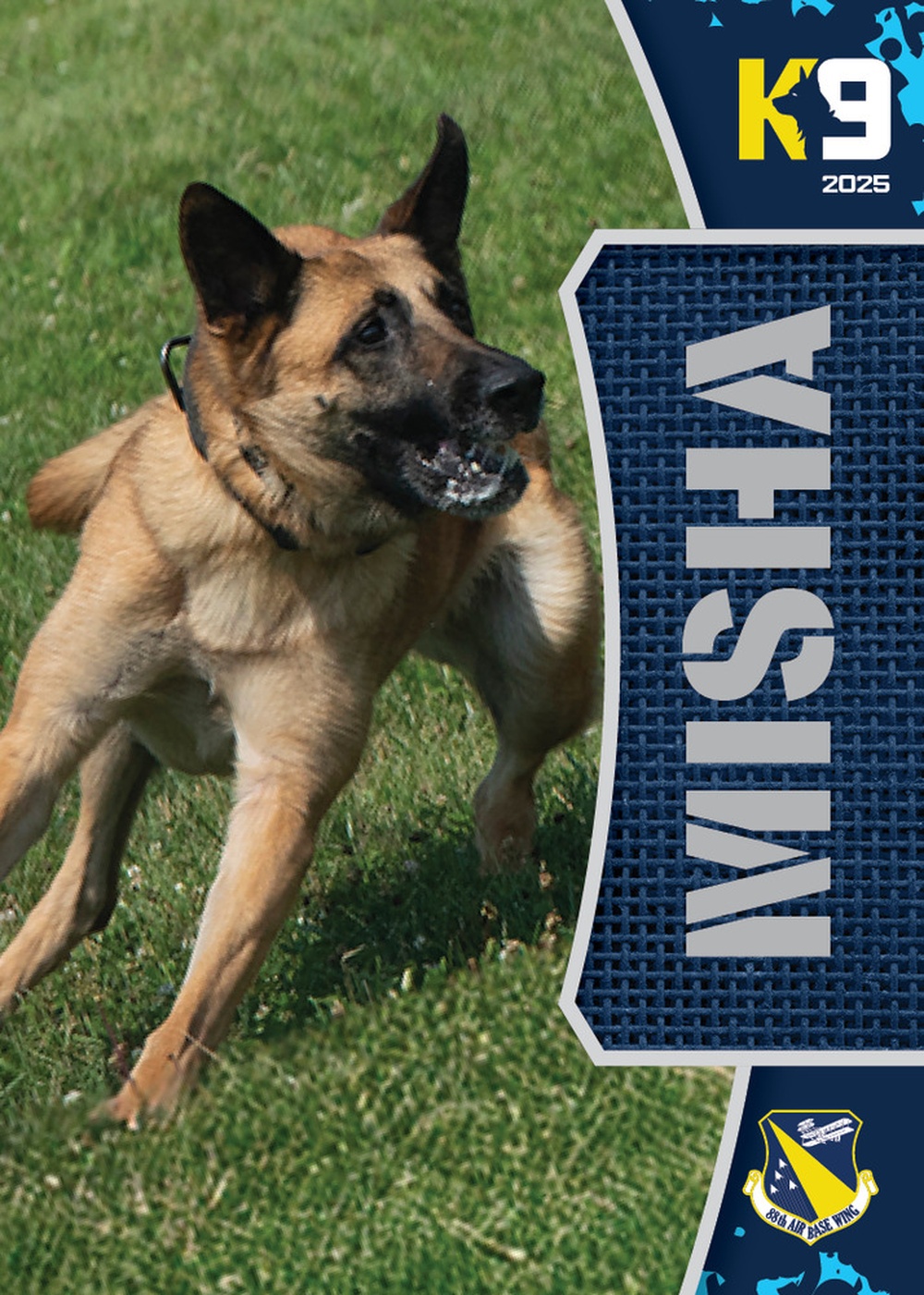 Working K-9 Card (Back) - Misha