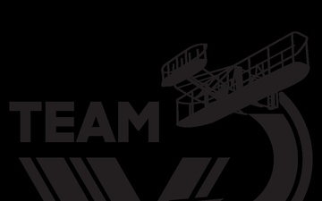 Team Wright-Patt Logo - Black