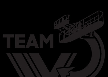 Team Wright-Patt Logo - Black