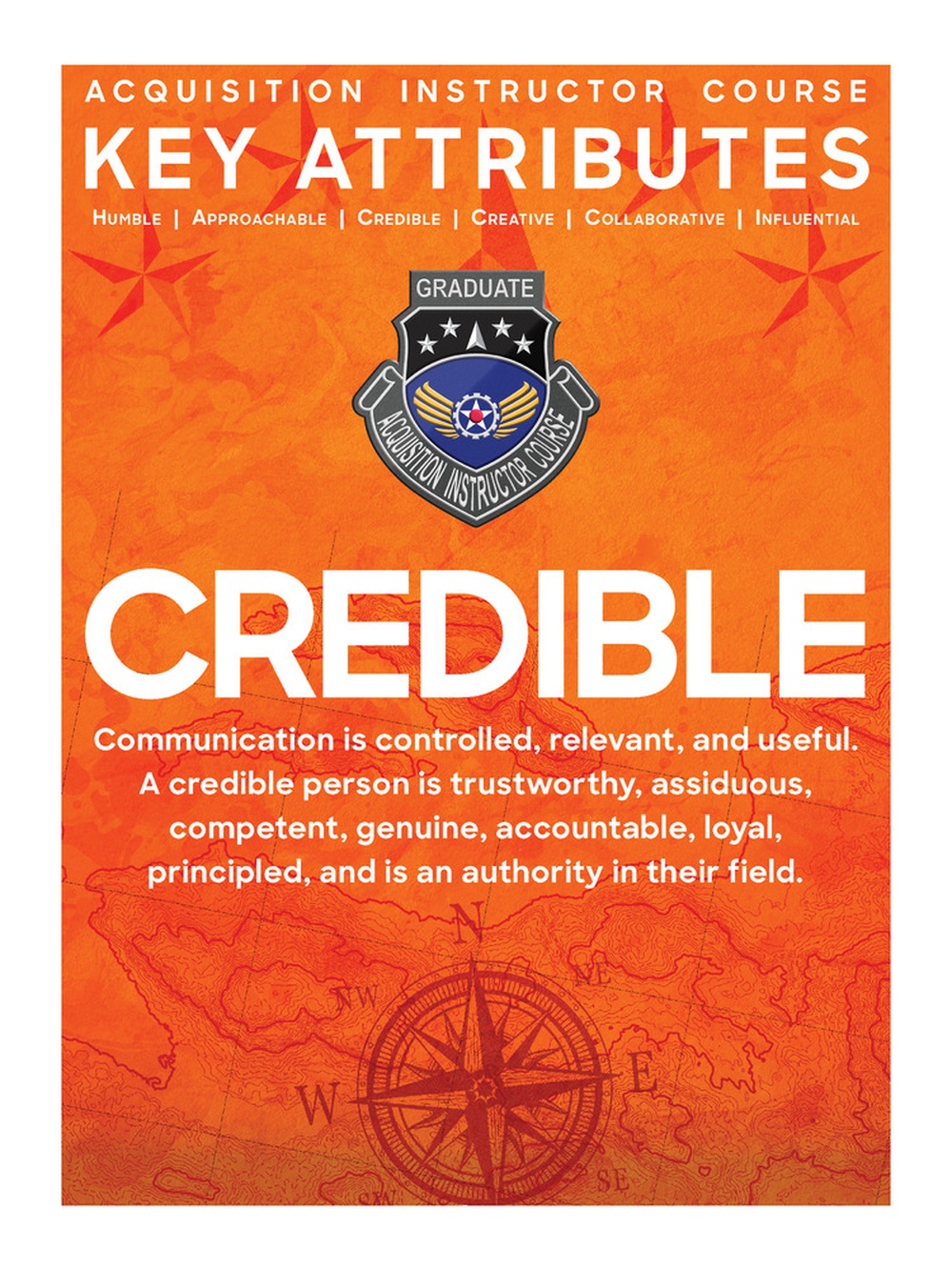 Acquisition Instructor Course Poster