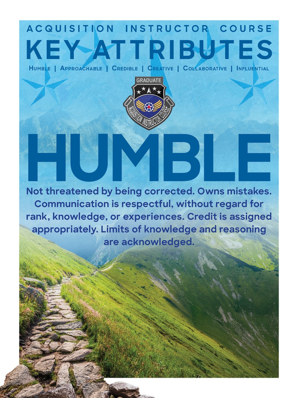 Acquisition Instructor Course Poster