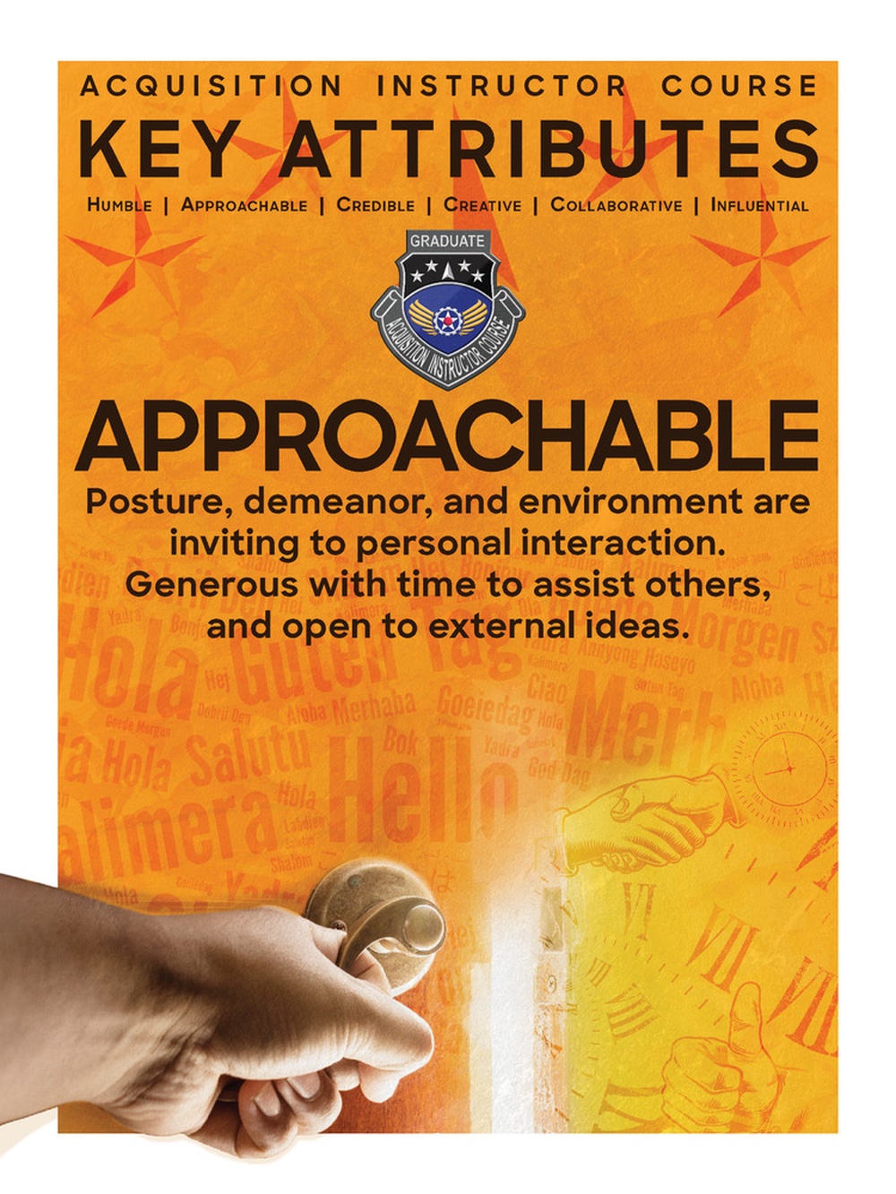 Acquisition Instructor Course Poster