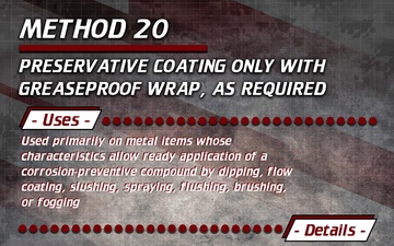 Method 20 of Methods of Preservation and Shipments Poster