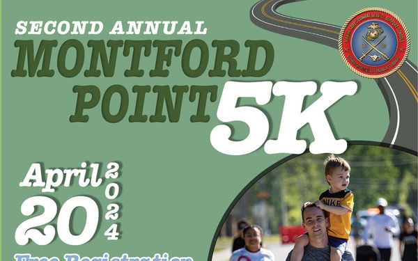 Second Annual Montford Point 5k Run Poster