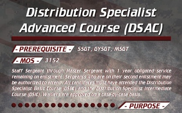 Distribution Specialist Course Poster