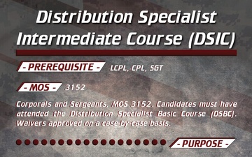 Distribution Specialist Intermediate Course Poster