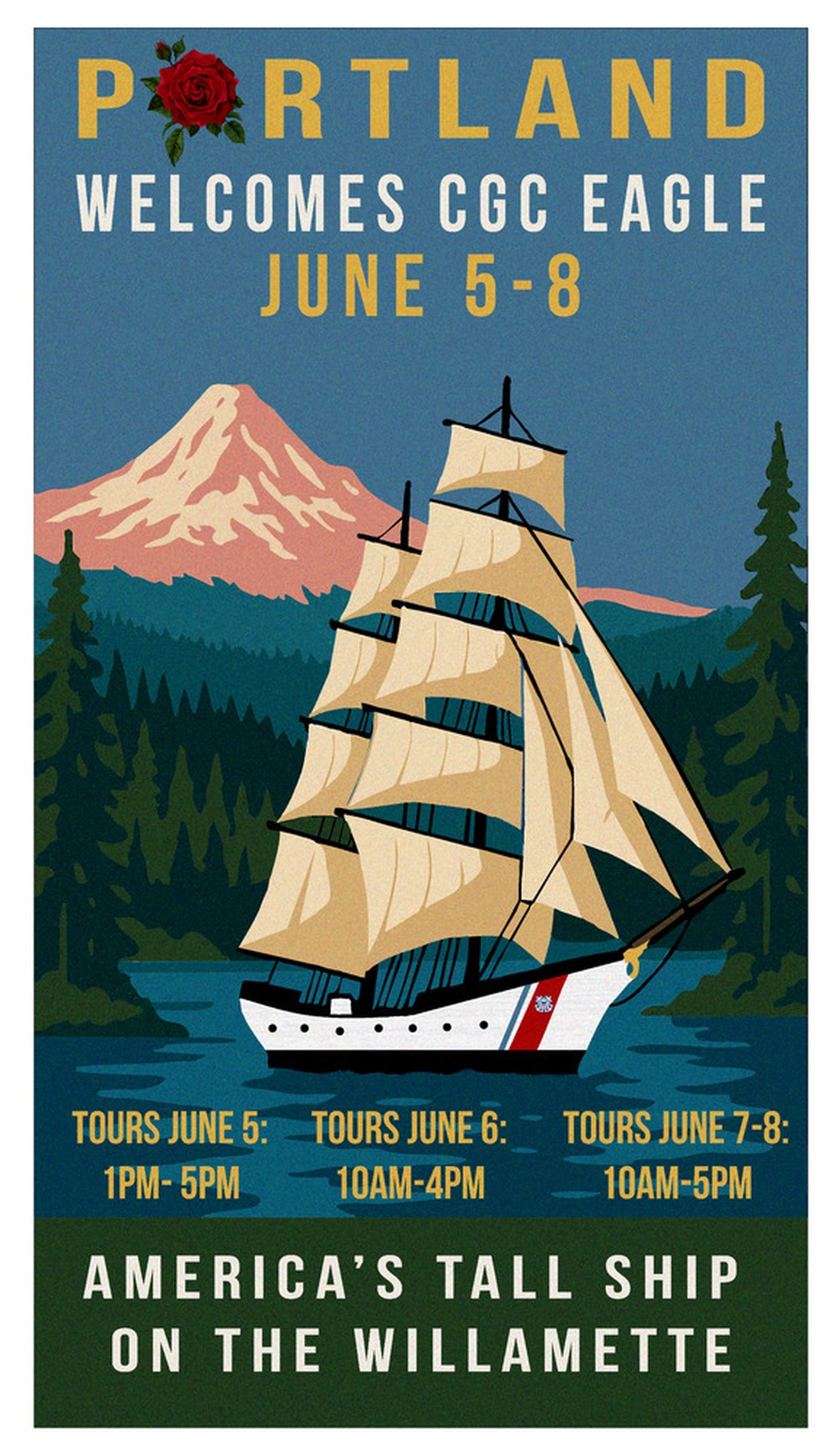 CGC Barque Eagle in Portland