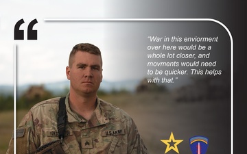 4th Battalion, 6th Infantry Regiment, I'M A DEFENDER', 11B Infantryman in Bulgaria