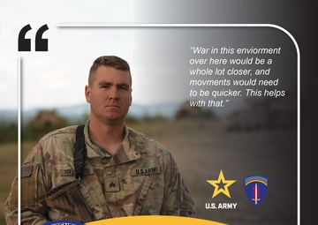 4th Battalion, 6th Infantry Regiment, I'M A DEFENDER', 11B Infantryman in Bulgaria