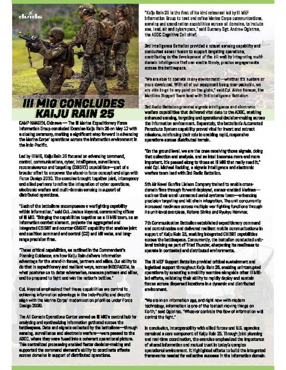 Ronin Report May page 6