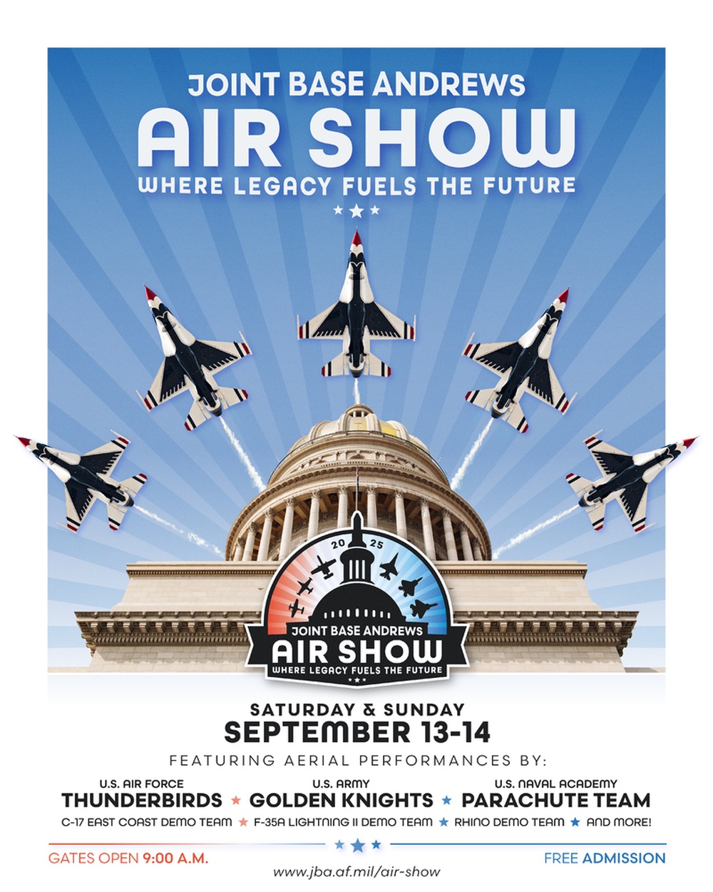 2025 Joint Base Andrews Air Show: Save the Date