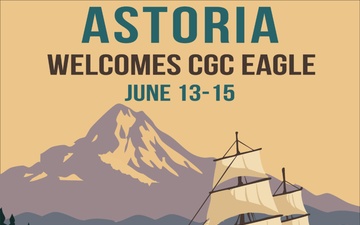 CGC Barque Eagle in Astoria