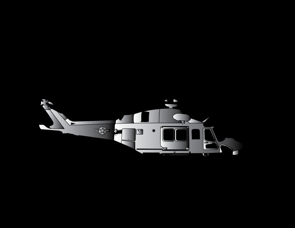 MH-139A Grey Wolf Helicopter Vector with Gradient