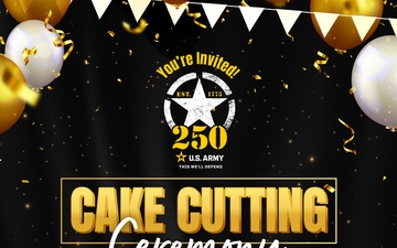 Army 250 Cake Cutting Ceremony