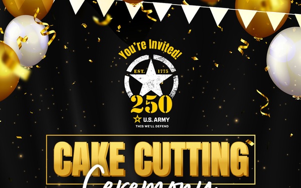 Army 250 Cake Cutting Ceremony