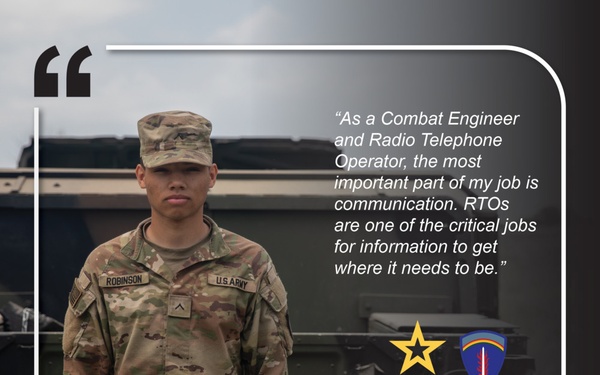 7th Engineer Brigade, 21st Theater Sustainment Command, I'M A DEFENDER', 12B Combat Engineer in Romania