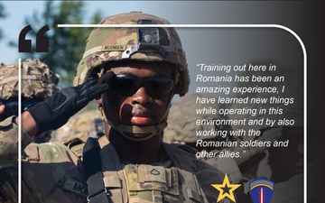 7th Engineer Brigade, 21st Theater Sustainment Command, I'M A DEFENDER', 12C Bridge Crewmember in Romania