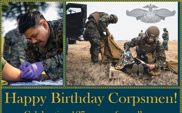 Happy 127th Birthday Corpsmen!