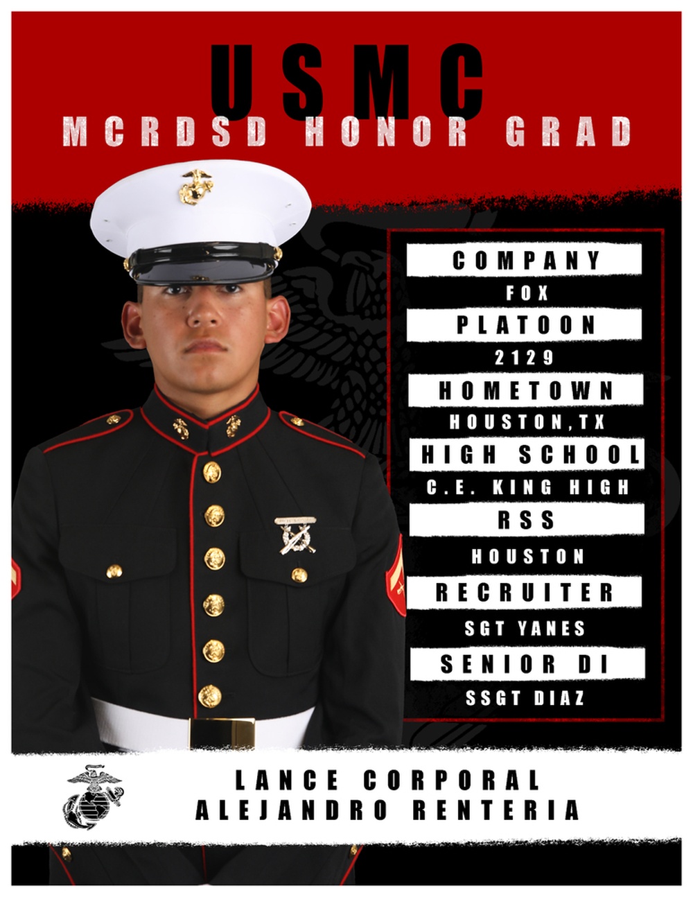 Fox Company Honor Graduate