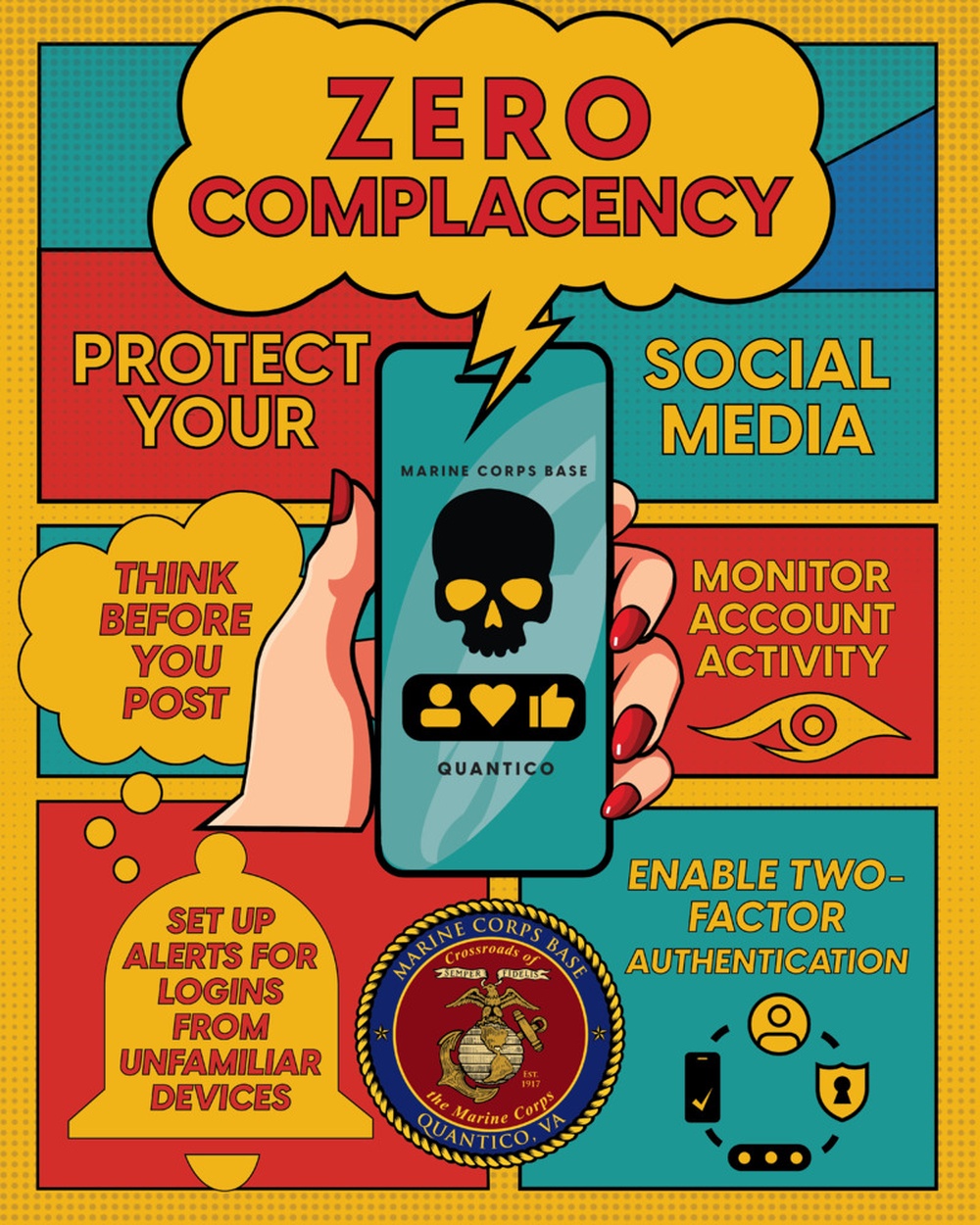 Tips to Protect Social Media Information Graphic