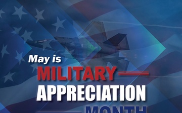2025 Military Appreciation Month Graphic