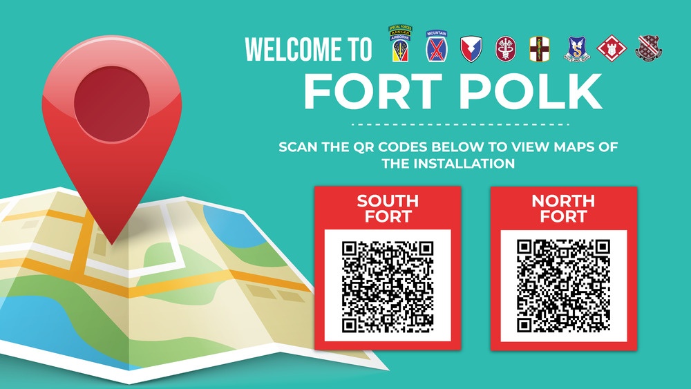 Map QR Codes of Fort Polk