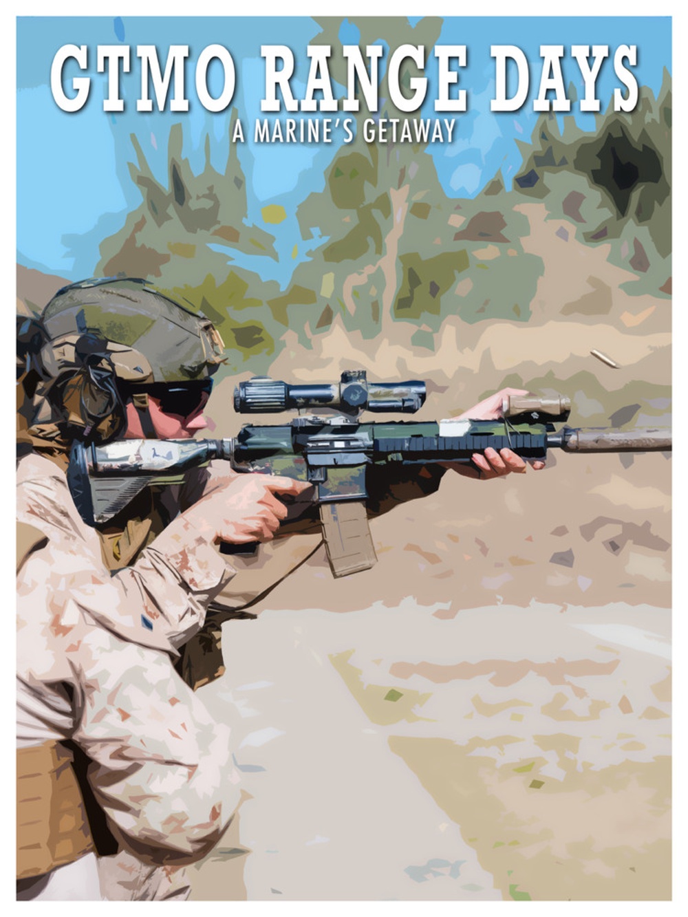 JTF-SG Marines train at the range