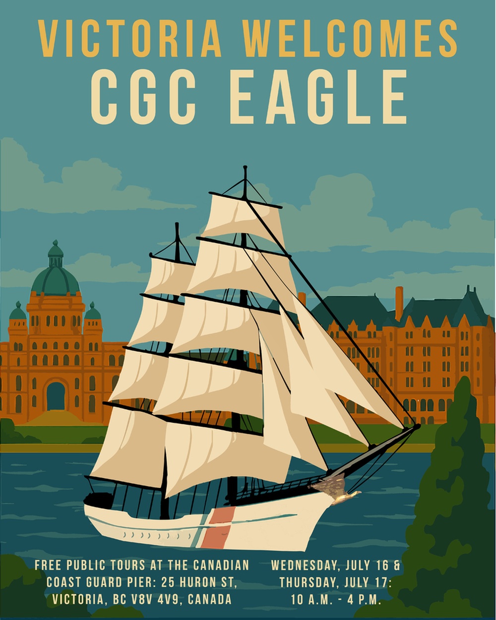 CGC Eagle Victoria, BC Poster