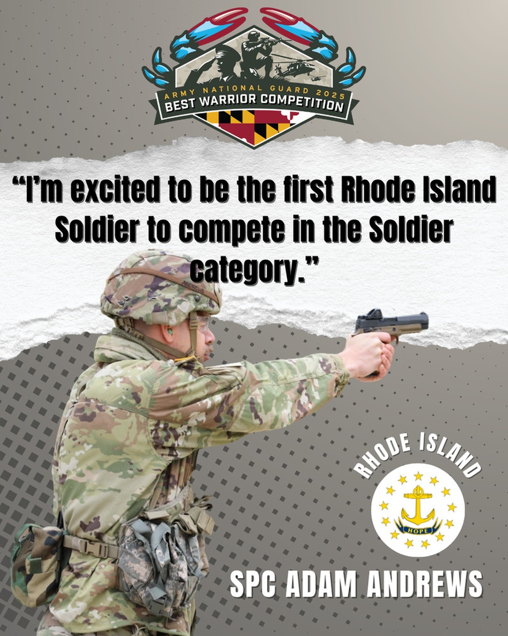 Spc. Adam Andrews NBWC 2025 Competitor Highlight