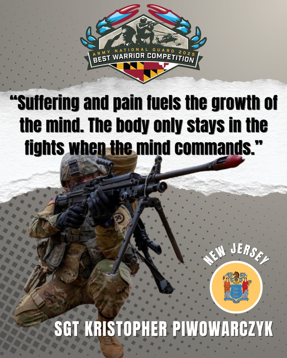 Sgt. Kristopher Piwowarczyk NBWC 2025 Competitor Highlight