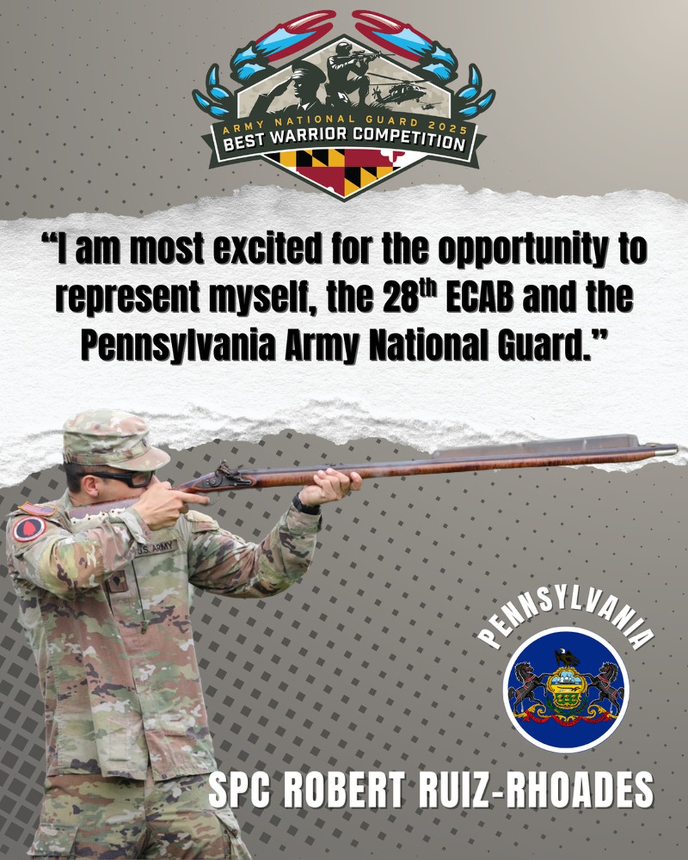 Spc. Robert Ruiz-Rhoades NBWC 2025 Competitor Highlight