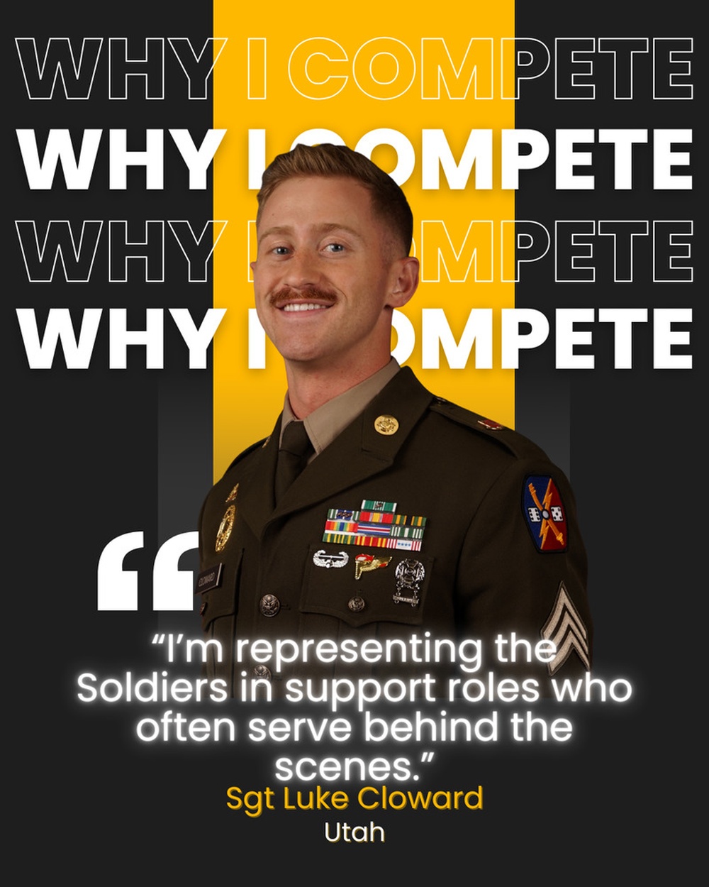 Sgt. Luke Cloward Why I Compete NBWC 2025 graphic