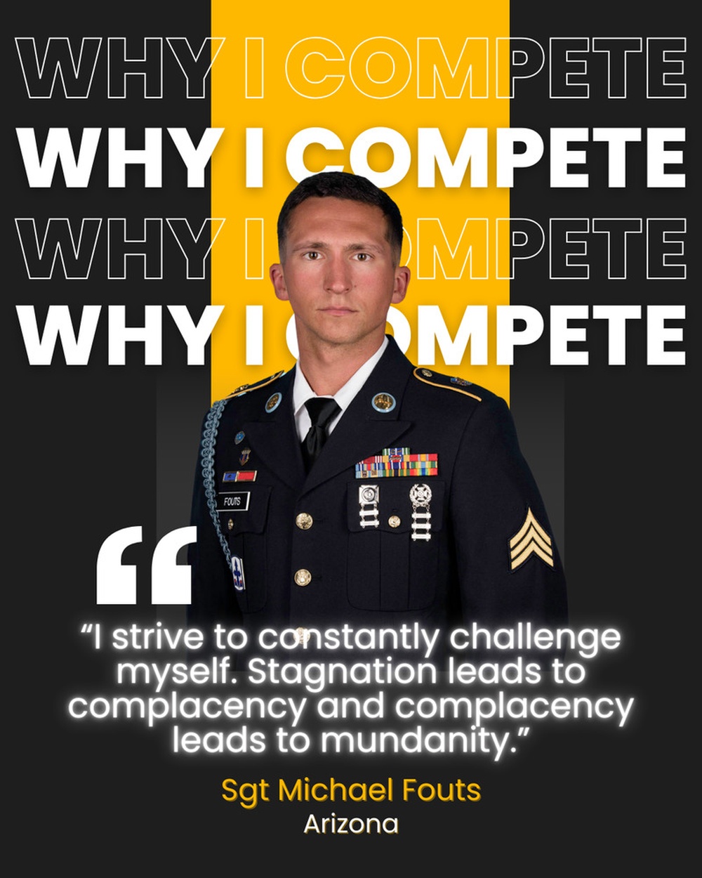Sgt. Michael Fouts Why I Compete NBWC 2025 graphic