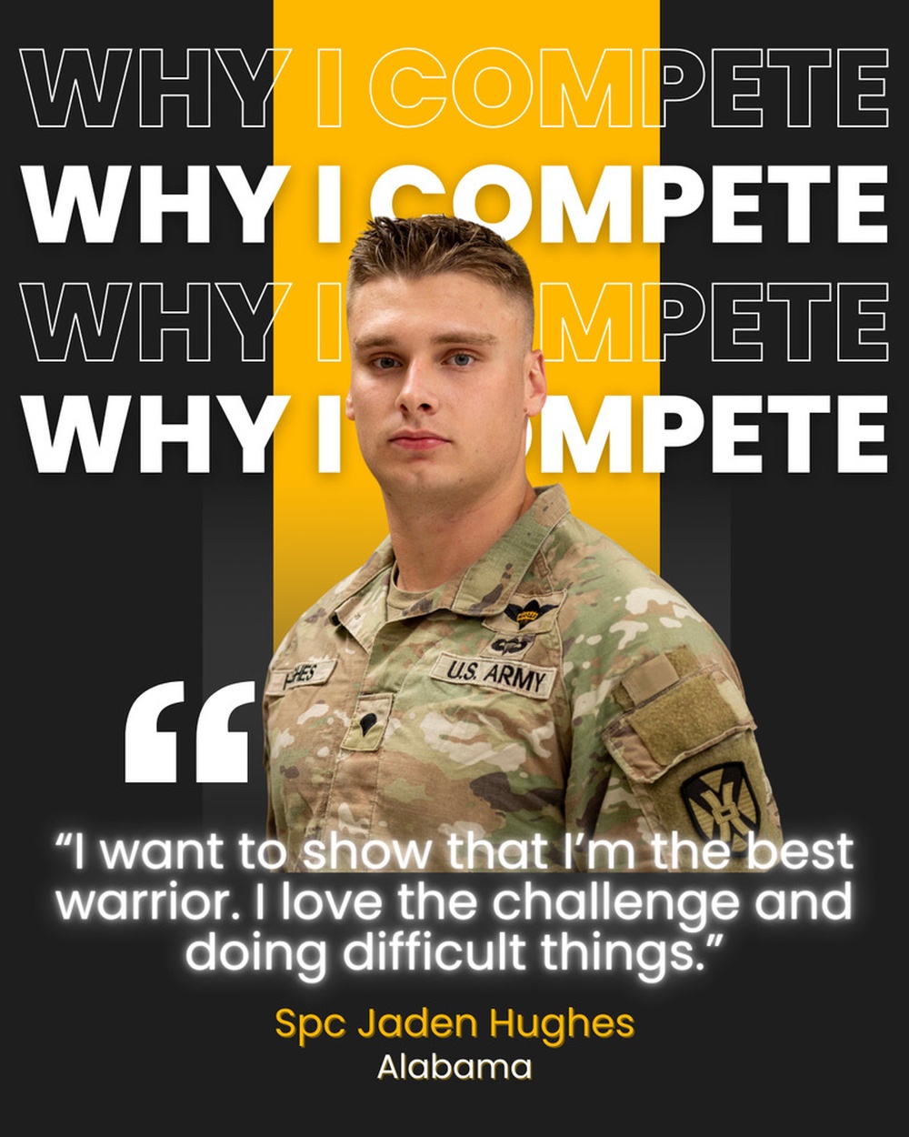 Spc. Jaden Hughes Why I Compete NBWC 2025 graphic