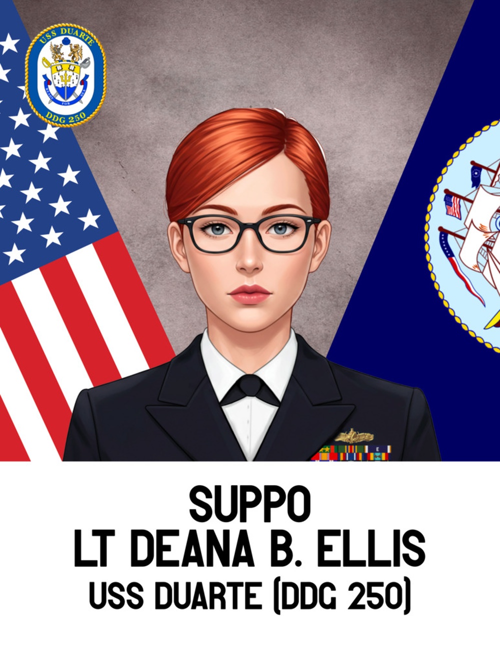LT Deana B. Ellis bio photo USS Duarte (DDG 250)
