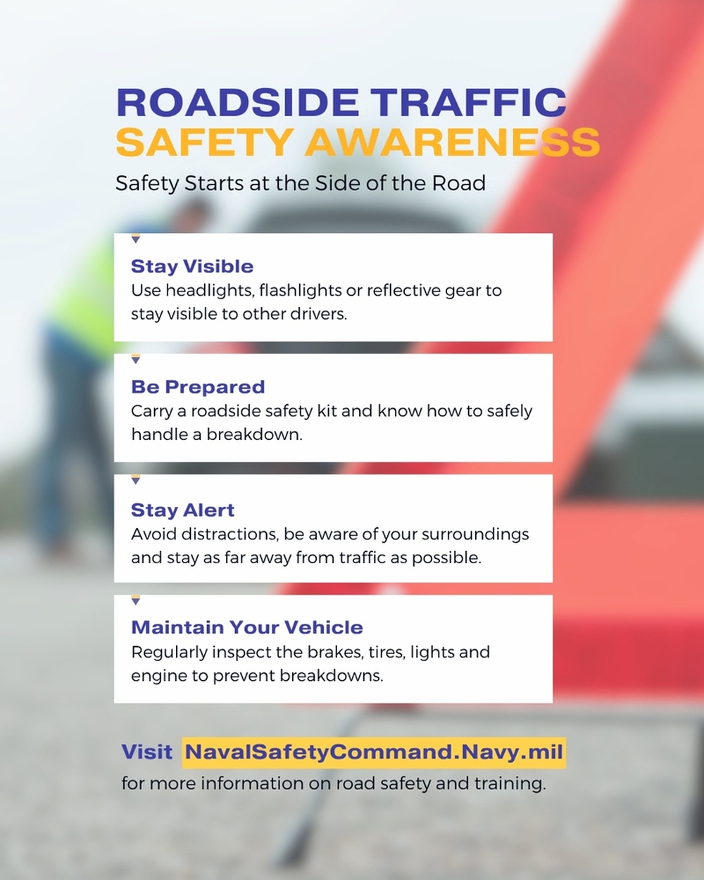 Roadside traffic safety tips Roadside traffic safety tips