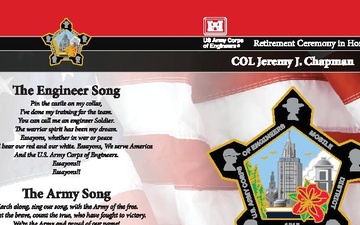 2025 Retirement Program for COL Jeremy J. Chapman, Mobile District