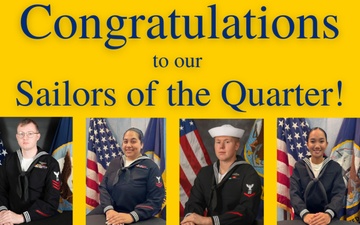 NAVSUP FLC Jacksonville Sailors of the Quarter for FY25 Q3