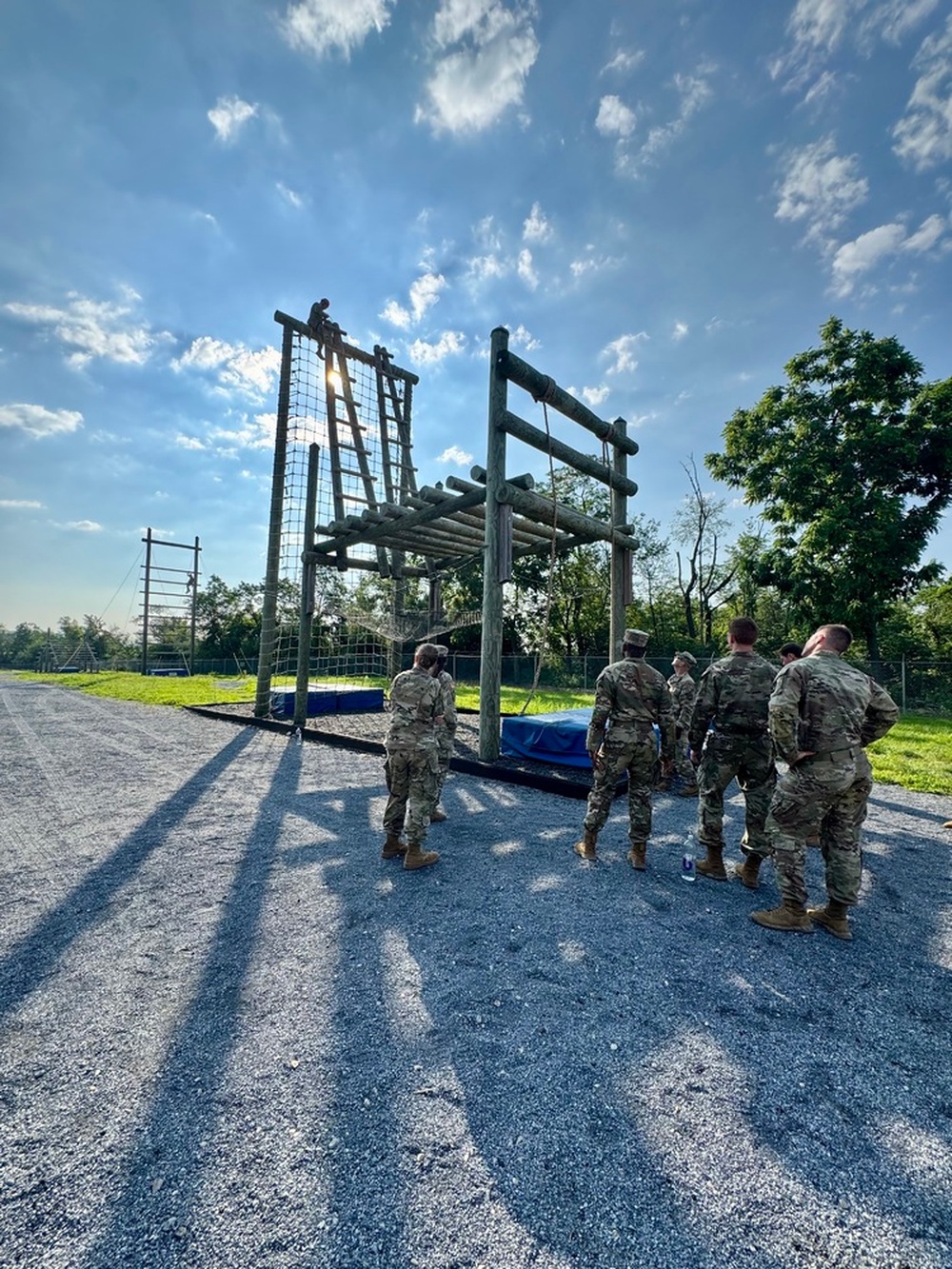Morning on the Confidence course