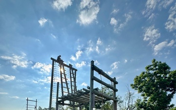Morning on the Confidence course